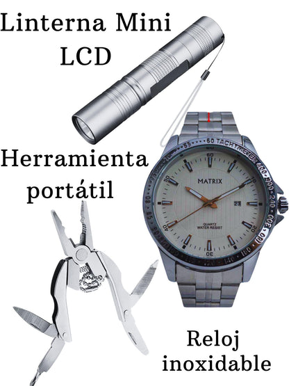 MATRIX ™ Set supervivencia en ACERO