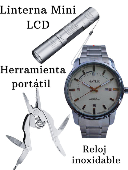 MATRIX ™ Set supervivencia en ACERO