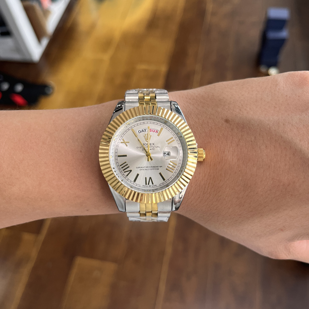 Rlx| Date Dual Pulso Acerado