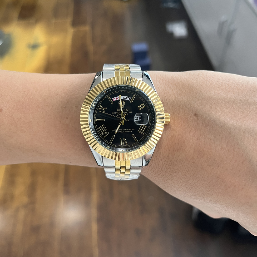 Rlx| Date Dual Pulso Acerado