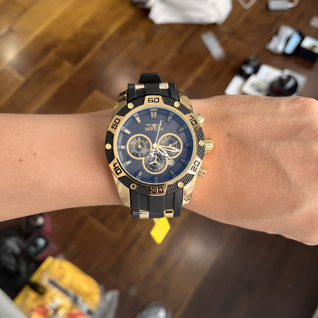 Invct| Cronógrafos Pulso goma