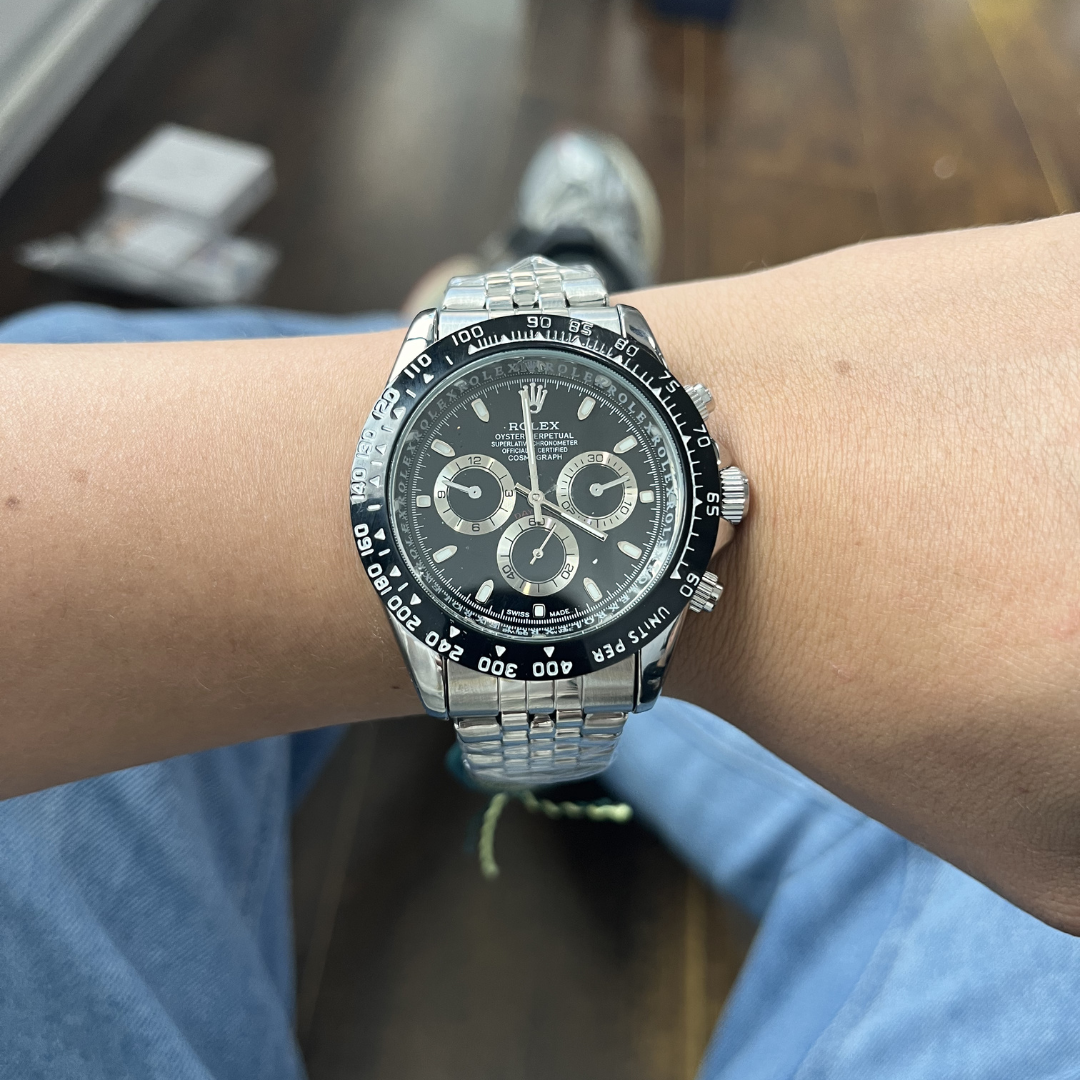 Rlx| Cronógrafos con Pulso Acerado