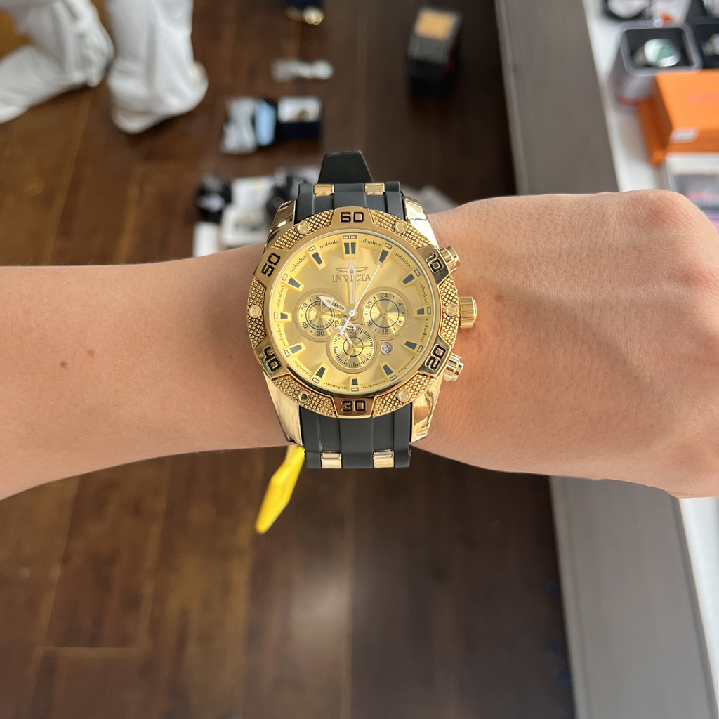 Invct| Cronógrafos Pulso goma