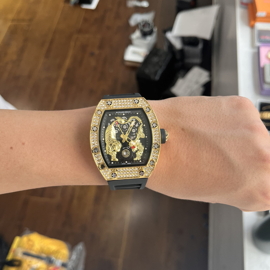 Rchrd Mll| Circones Pulso Goma Tigre