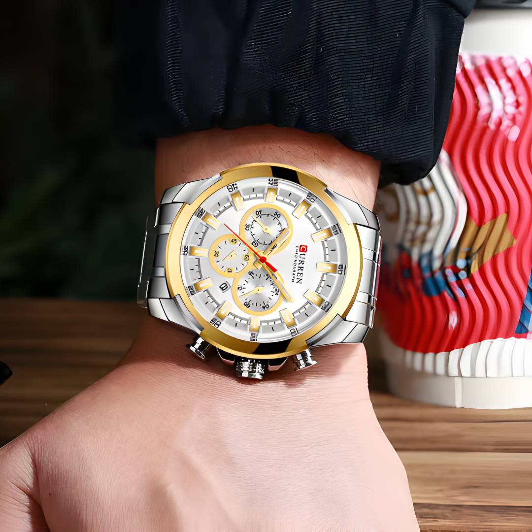 Curren Elegance- 3 Cronógrafos funcionales