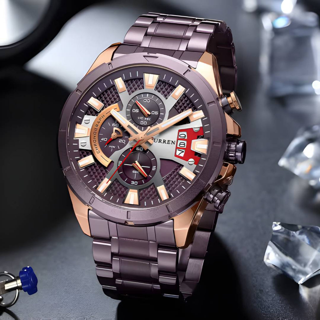 Curren Elegance|Cronógrafos Con Calendario