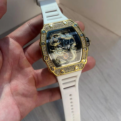 Reloj RM Dragon Dorado-lujo del dorado