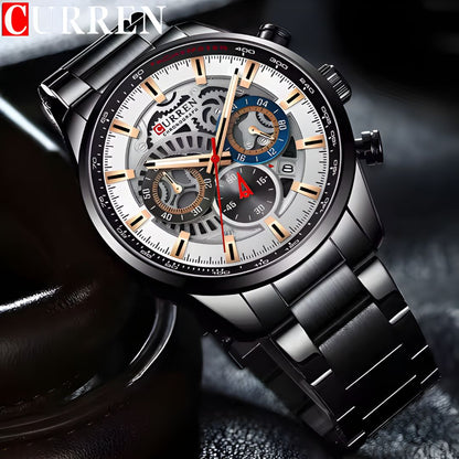 Curren Elegance- Steel Negro