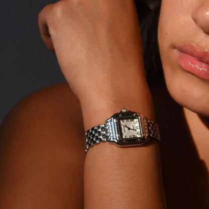 Scottie® Reloj de Mujer  Cuadrado en Acero Inoxidable