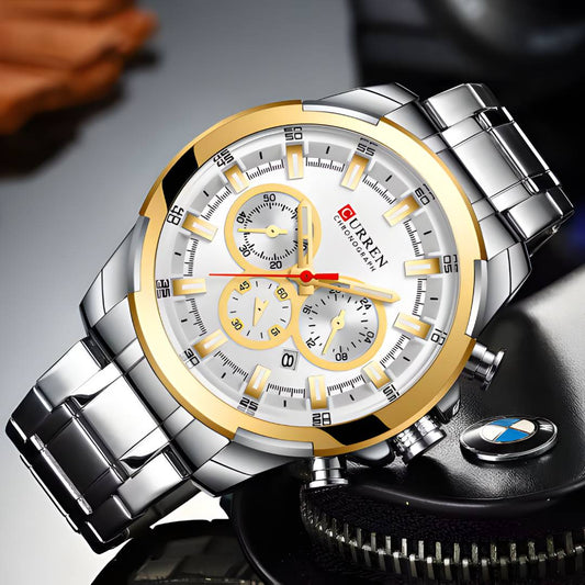 Curren Elegance- 3 Cronógrafos funcionales