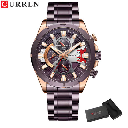 Curren Elegance- Cronógrafos con calendario