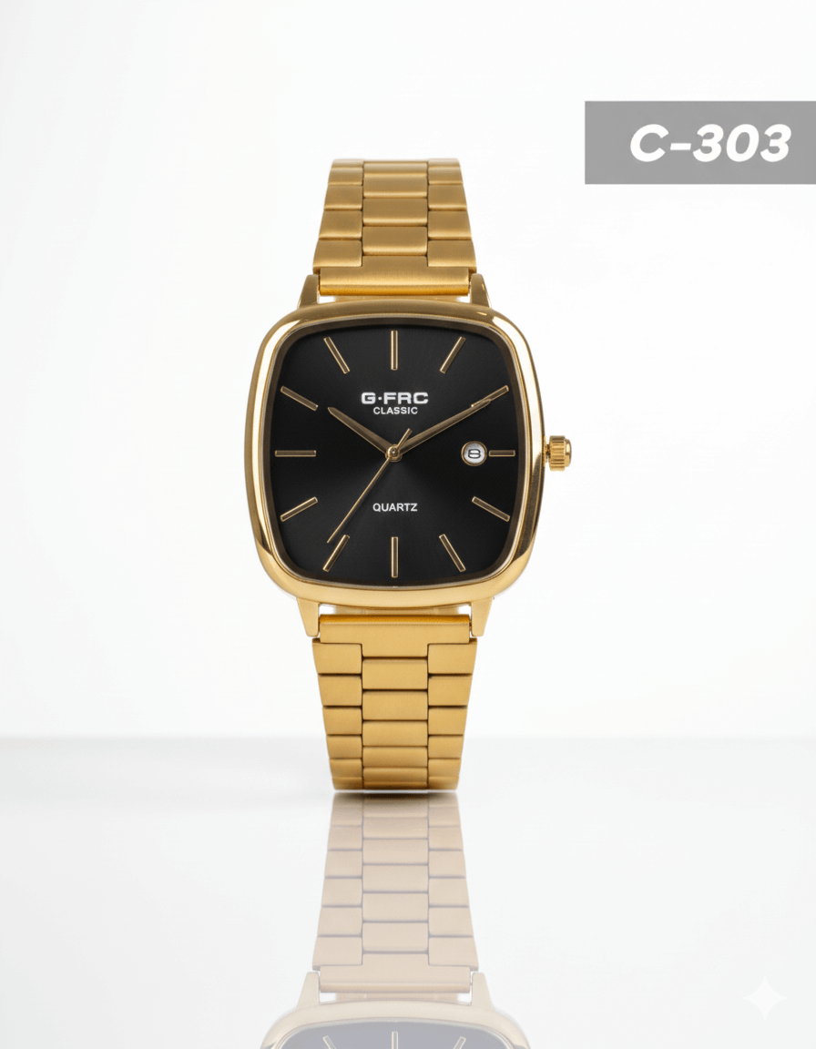 G-Force Elegance|Cuadrado Dorado