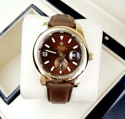 Rolex®- Cuero Genuino