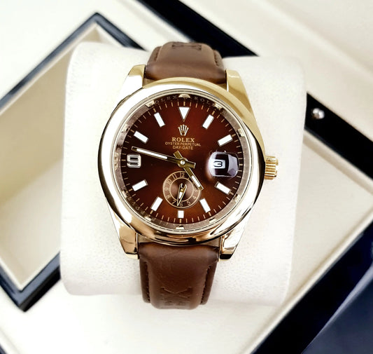 Rolex®- Cuero Genuino