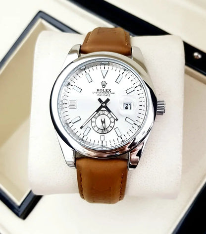 Rolex®- Cuero Genuino